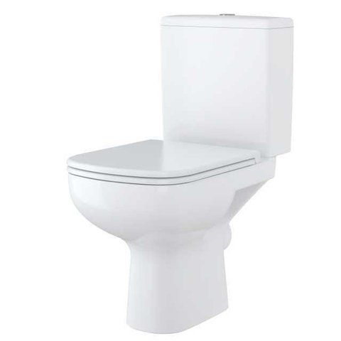 Компакт Cersanit 575 COLOUR NEW CLEAN ON 011 3/5 с сиденьем белым дюропл лифт 000013717 фото