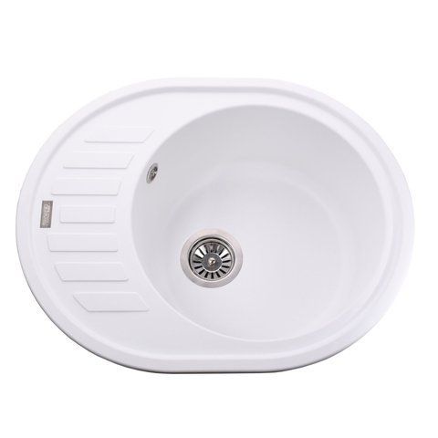 Гранитная мойка Globus Lux ARNO белый 620х500мм-А0007 000008556 фото