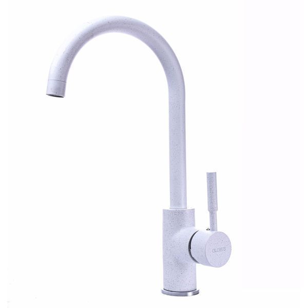 Смеситель для кухни Globus Lux LAZER GLLR-0203S 7-WHITE 000019227 фото