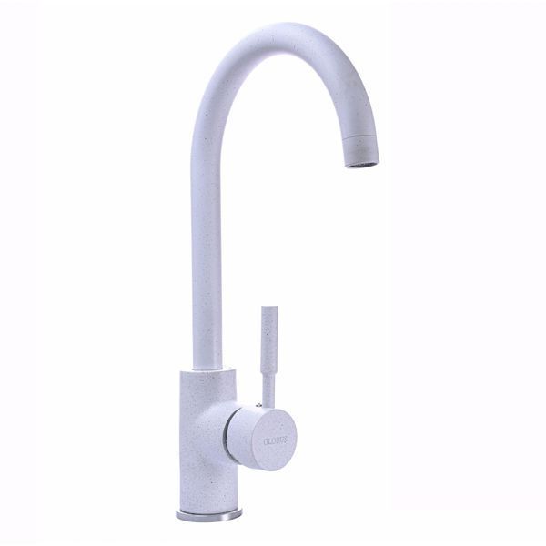 Смеситель для кухни Globus Lux LAZER GLLR-0203S 7-WHITE 000019227 фото