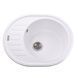 Гранітна мийка Globus Lux ARNO білий 620х500мм-А0007 000008556 фото 1