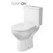 Компакт Cersanit 602 CITY NEW CLEAN ON 011 3/5 с сиденьем дюропласт лифт 000023050 фото 1