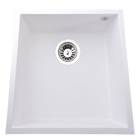 Гранитная мойка Globus Lux AMMER белый 440 х 440 мм - А0007 000023649 фото