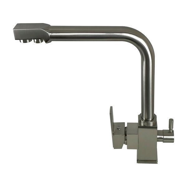 Смеситель для кухни под осмос Globus Lux LAZER GLLR-0100-8-STSTEEL 000014965 фото