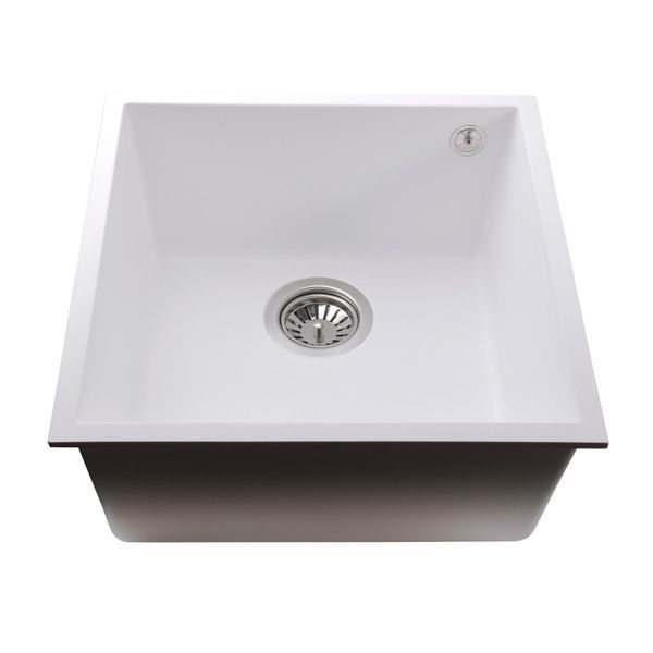 Гранитная мойка Globus Lux AMMER белый 440 х 440 мм - А0007 000023649 фото