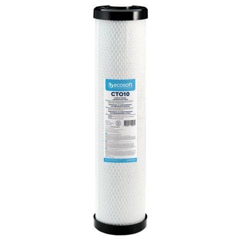 Картридж зі спресованого активованого вугілля Ecosoft CTO10 4,5"х20" (CHVCB4520ECO) 12846 фото
