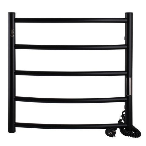 Рушникосушарка UNIO LD ЕU 500-500-5 BLK Лесенка Дуга электро черная 29422 фото