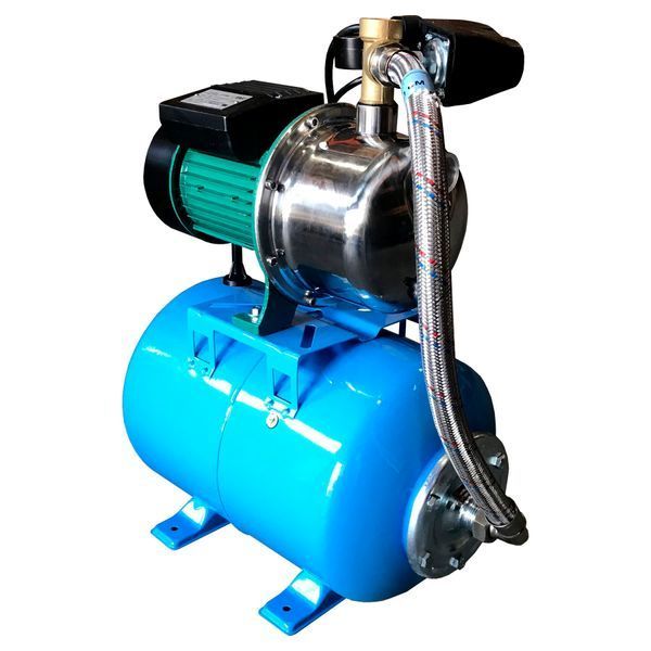 Насосна станція VOLKS pumpe JY1000-24 1,1кВт нержавійка (складена) на гребінці 000013311 фото