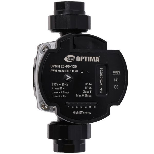 Насос циркуляционный энергосберегающий Optima PRIME UPMH 25-90AUTO 130мм + гайки 000027872 фото