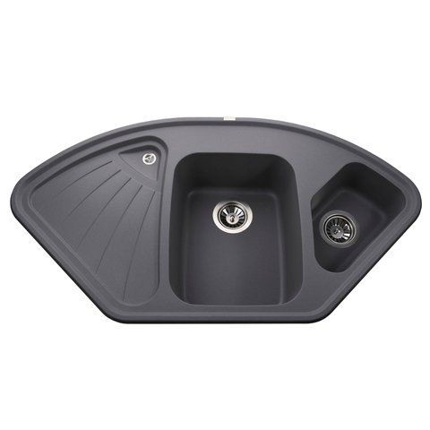Гранитная мойка Globus Lux AVERNO серый металлик 1060x575мм-А0003 000007696 фото