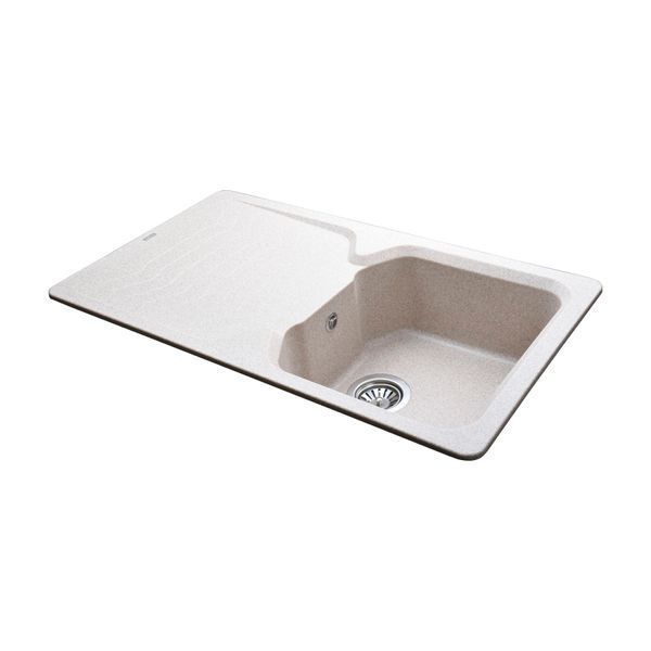 Гранитная мойка Globus Lux BOREN миндаль 860x500мм-А0008 000011816 фото