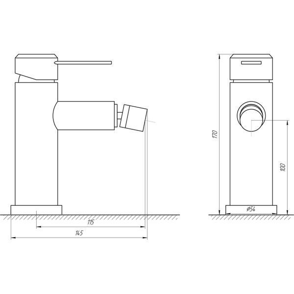 Смеситель для биде Globus Lux WIEN SBT2-106 000017542 фото