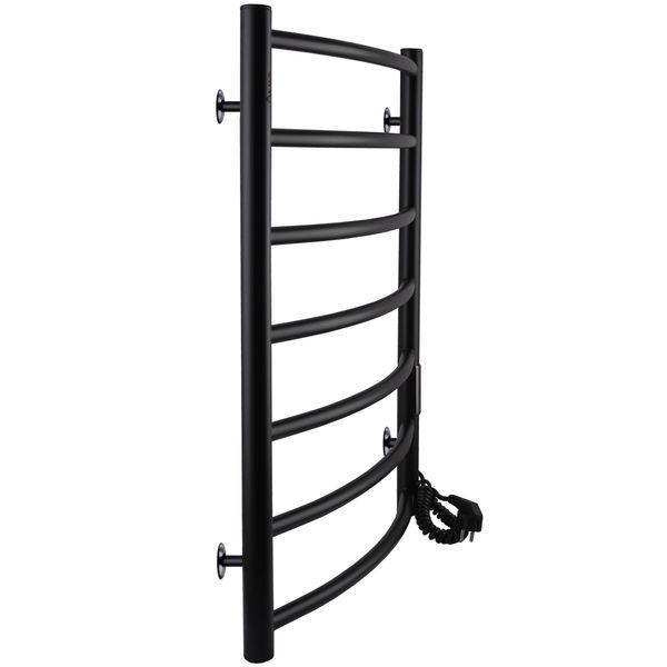 Рушникосушарка UNIO LD ЕU 700-500-7 BLK Лесенка Дуга электро черная 29424 фото