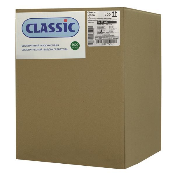 Водонагреватель бытовой электрический Classic Eco VM 50 N4Ls (1200W) 941292 000020850 фото