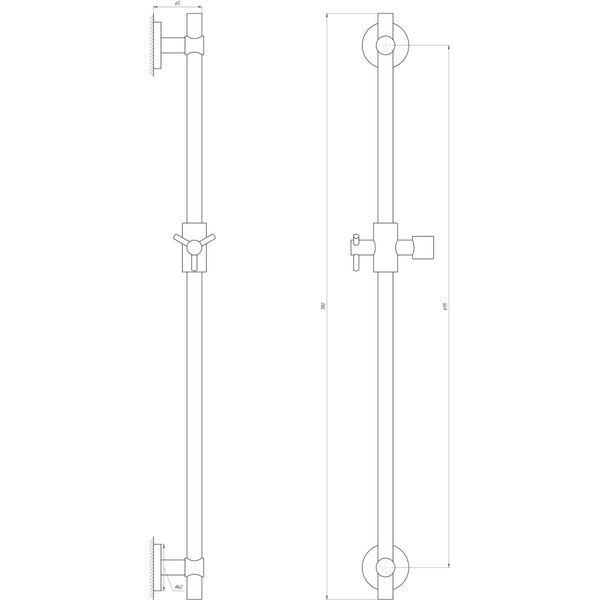 Душевая стойка Dishi T1106-C 000005653 фото