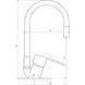 Смеситель для кухни DOMINO SIRIUS DSV-203SLR-Black 000020088 фото 4