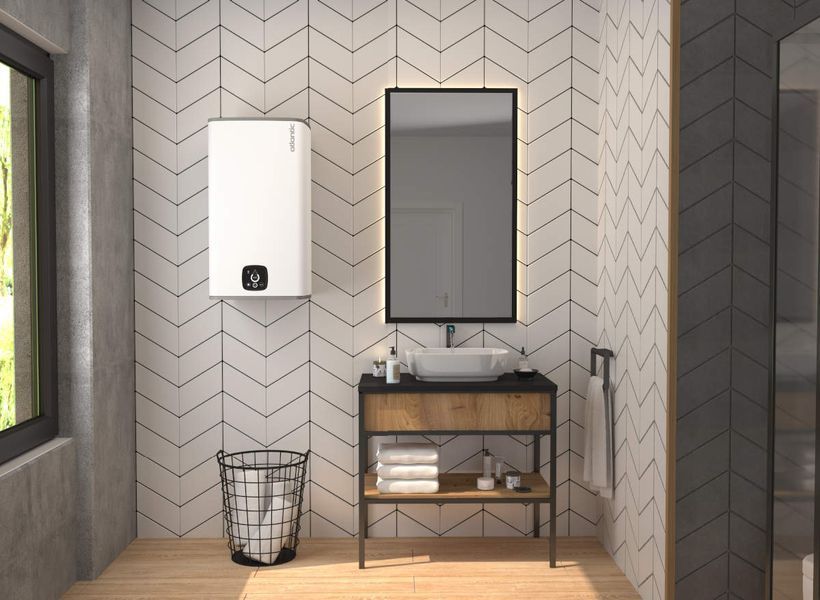 Водонагрівач побутовий електричний Atlantic Steatite Cube VM 50 S3 C 1500W (Грузія) 8412861 000038026 фото