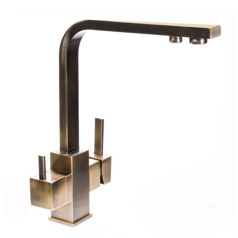 Смеситель для кухни под осмос Globus Lux LAZER GLLR-0111-9-BRONZE 000019252 фото
