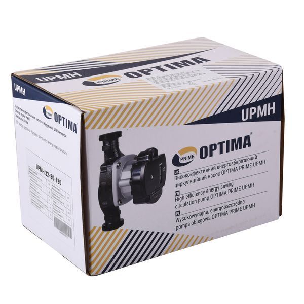 Насос циркуляционный энергосберегающий Optima PRIME UPMH 32-80AUTO 180мм + гайки 000027875 фото