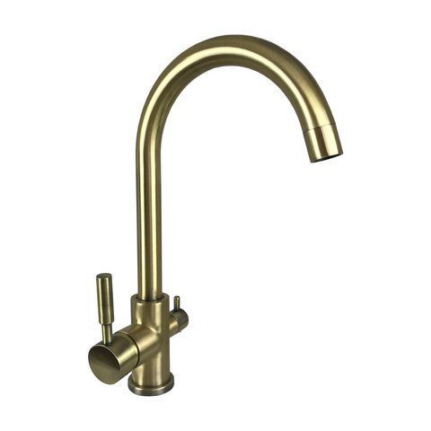 Смеситель для кухни под осмос Globus Lux LAZER GLLR-0333-9-BRONZE 000014072 фото