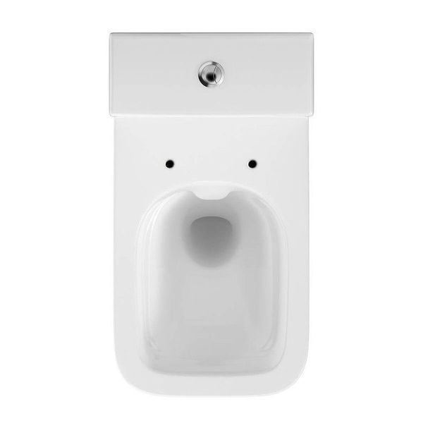 Унітаз компакта Cersanit CREA 010/020 SQUARE з сидінням дюропл SLIM LIFT (без бачка) 000020683 фото