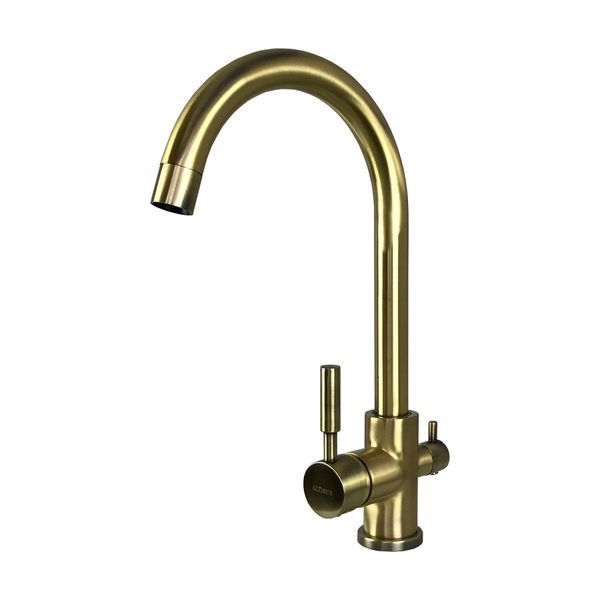Смеситель для кухни под осмос Globus Lux LAZER GLLR-0333-9-BRONZE 000014072 фото