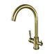 Смеситель для кухни под осмос Globus Lux LAZER GLLR-0333-9-BRONZE 000014072 фото 4