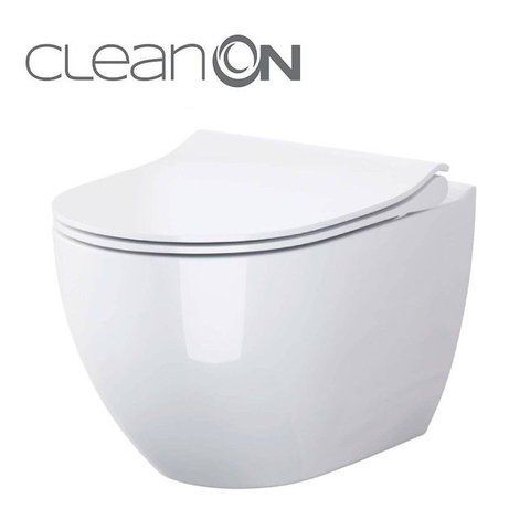 CET Cersanit В246 ZEN CLEAN ON подвесной з сиденьем дюропласт лифт SLIM 000021982 фото