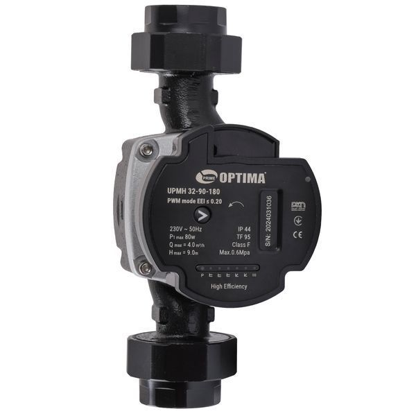 Насос циркуляционный энергосберегающий Optima PRIME UPMH 32-90AUTO 180мм + гайки 000027877 фото