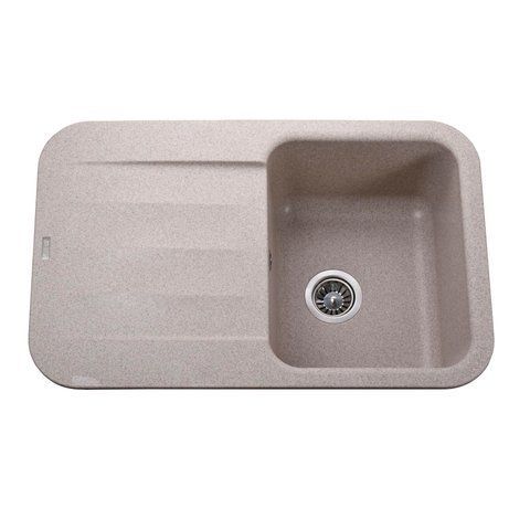 Гранитная мойка Globus Lux OBER миндаль 780х500мм-А0002 000022383 фото