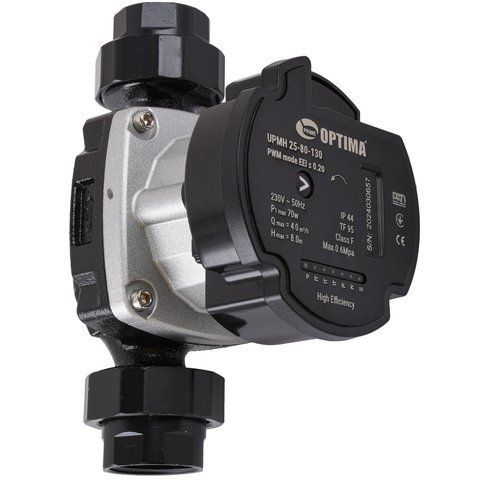 Насос циркуляционный энергосберегающий Optima PRIME UPMH 25-80AUTO 130мм + гайки 000027878 фото