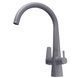 Смеситель для кухни под осмос Globus Lux LAZER GLLR-0999-3-TITANIUM 000019256 фото 3