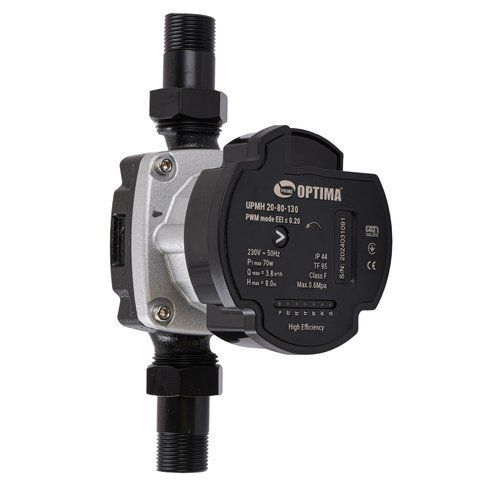 Насос циркуляционный энергосберегающий Optima PRIME UPMH 20-80AUTO 130мм + гайки 000027879 фото