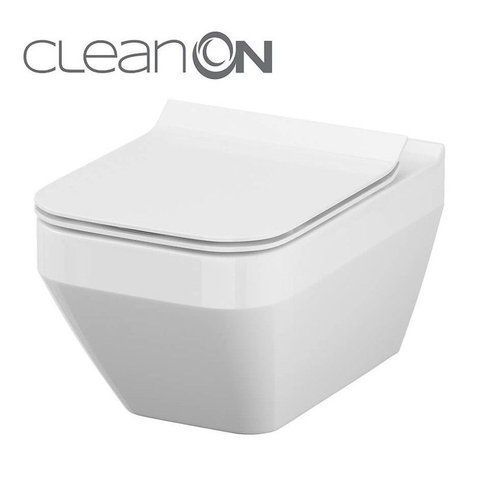 CET Cersanit В217 CREA CLEAN ON SQUARE подвесной з сиденьем дюропласт лифт SLIM 000021984 фото