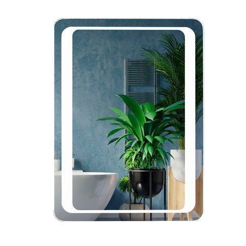 Зеркало UNIO MRR-02 SQR-RA 600 x 800 mm LED FL 000026933 фото