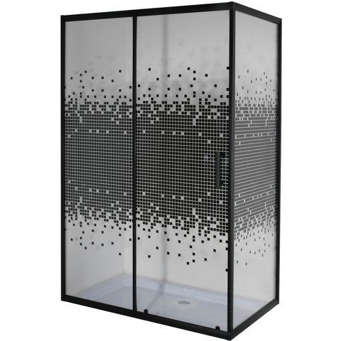 Душевая кабина прямоугольная без поддона NISA N120TB.Mosaic BRAVO (1уп.) 000028402 фото