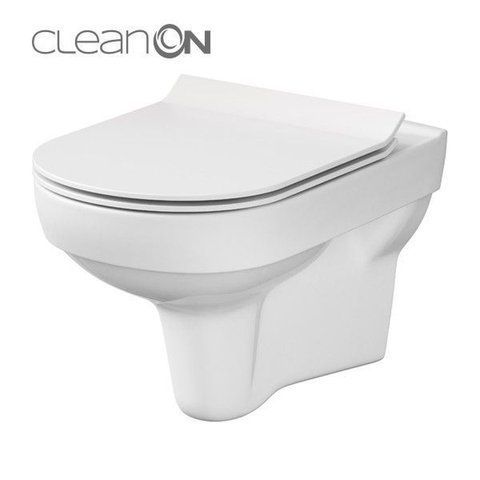 CET Cersanit 794 CITY NEW CLEAN ON подвесной з сиденьем дюропласт лифт SLIM 000020744 фото