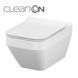 CET Cersanit В217 CREA CLEAN ON SQUARE підвісний з кришкою дюропласт ліфт SLIM PL 000021984 фото 1