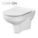 CET Cersanit 794 CITY NEW CLEAN ON підвісний з кришкою дюропласт ліфт SLIM 000020744 фото 1