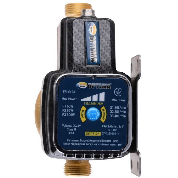 Насос повышения давления Optima Prime DC 15-25 AUTO 000024718 фото