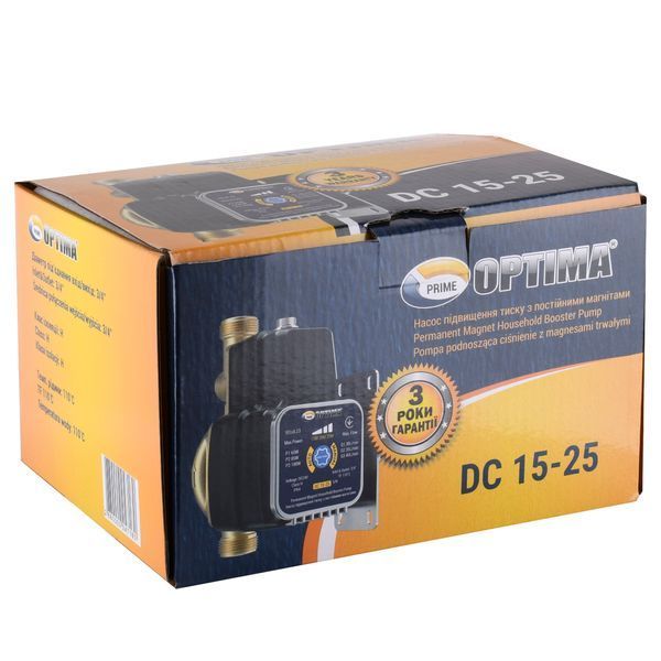 Насос повышения давления Optima Prime DC 15-25 AUTO 000024718 фото