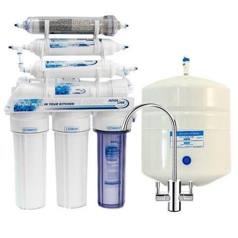 Фильтр обратного осмоса Aqualine RO-7 Antioxidant 12669 фото