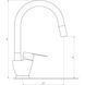 Змішувач для кухні MixMIRA MAIN MSM-203SG 000020481 фото 4