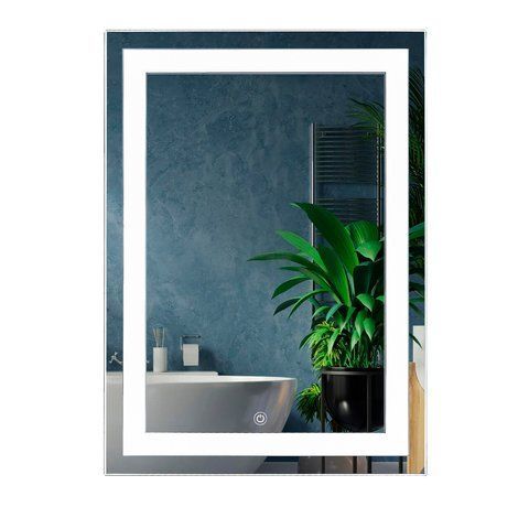 Зеркало UNIO MRR-01 SQR-AA-S 600 x 800 mm LED FL с сенсором 000027462 фото