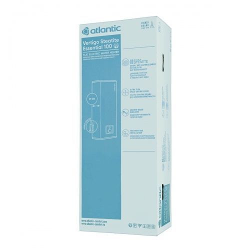 Водонагрівач побутовий електричний Atlantic Vertigo Steatite Essential 100 MP-080 2F 220E-S (1500W) (Грузія) 8513210 000037832 фото
