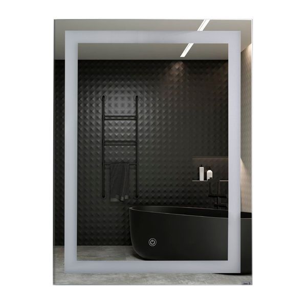 Зеркало UNIO MRR-01 SQR-AA-S 600 x 800 mm LED FL с сенсором 000027462 фото