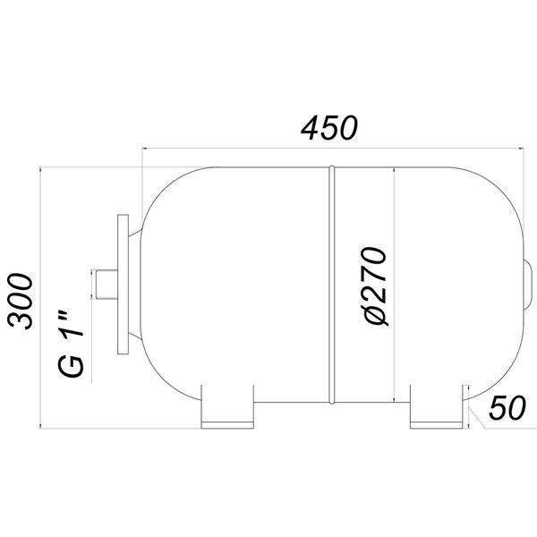 Гідроакумулятор 24л Zilmet ultra-pro 10bar ( 1100002405 ) 000001461 фото