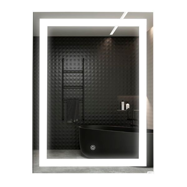 Зеркало UNIO MRR-01 SQR-AA-S 600 x 800 mm LED FL с сенсором 000027462 фото