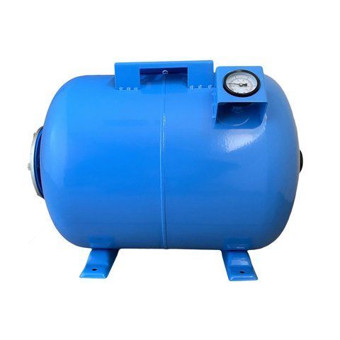 Гидроаккумулятор 50л VOLKS pumpe 10bar гор. (с манометром) 000014700 фото