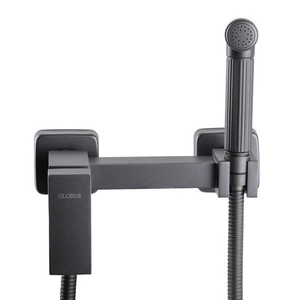 Змішувач гігієнічний Globus Lux Niagara GLN-5-106MIX-Graphite 000022950 фото